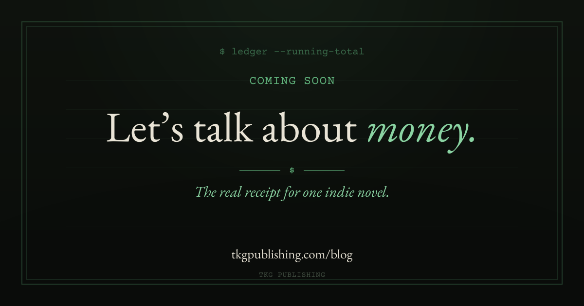 Coming soon: Let's talk about money